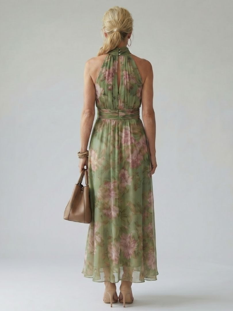 Naomi | Vestido Maxi de Espalda Descubierta