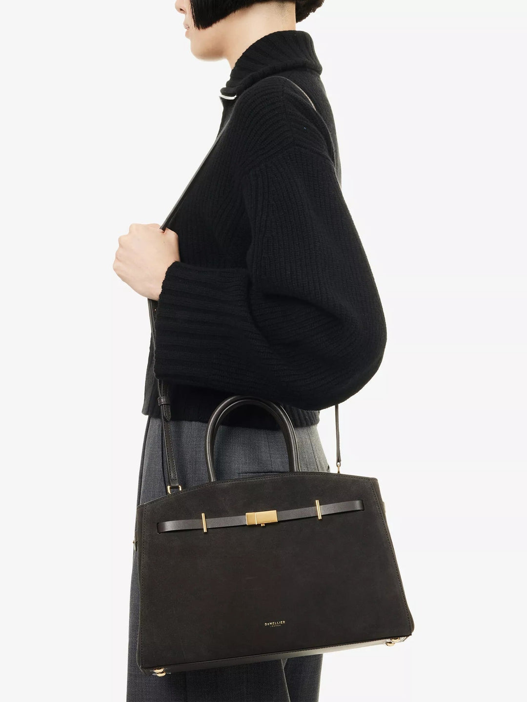 Amélisse - Bolso de cuero midi elegante