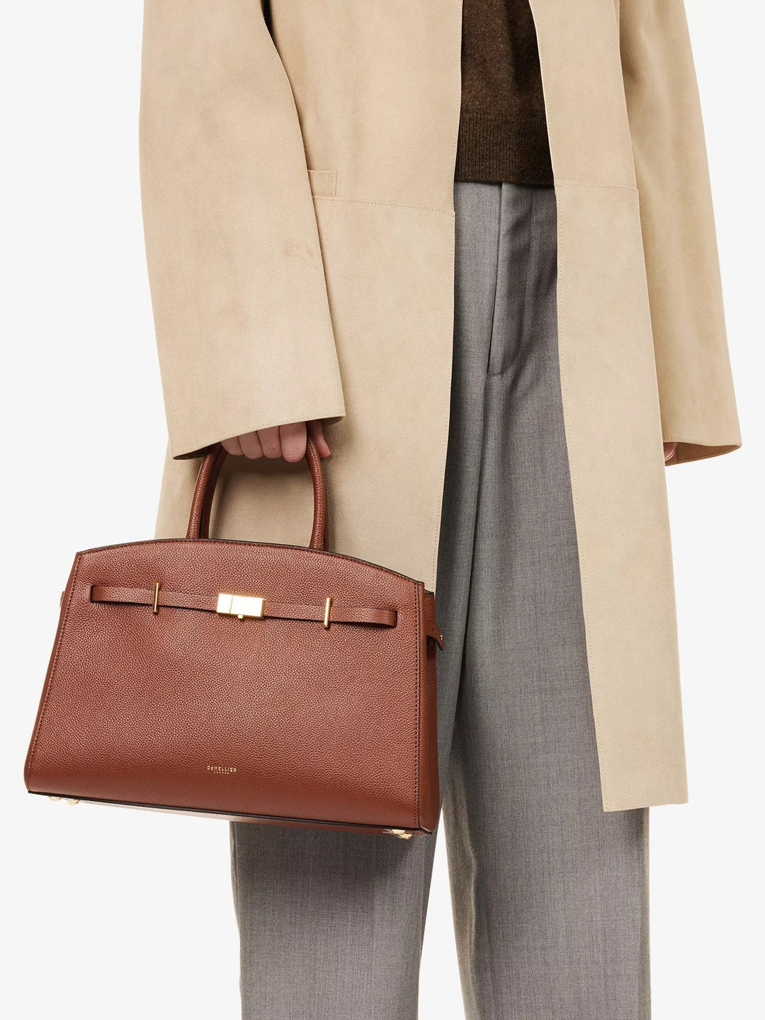 Amélisse - Bolso de cuero midi elegante