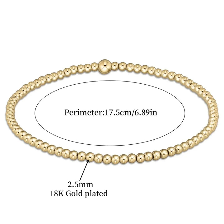 Pulsera de Perlas de Turquesa en Oro de 18K Chic