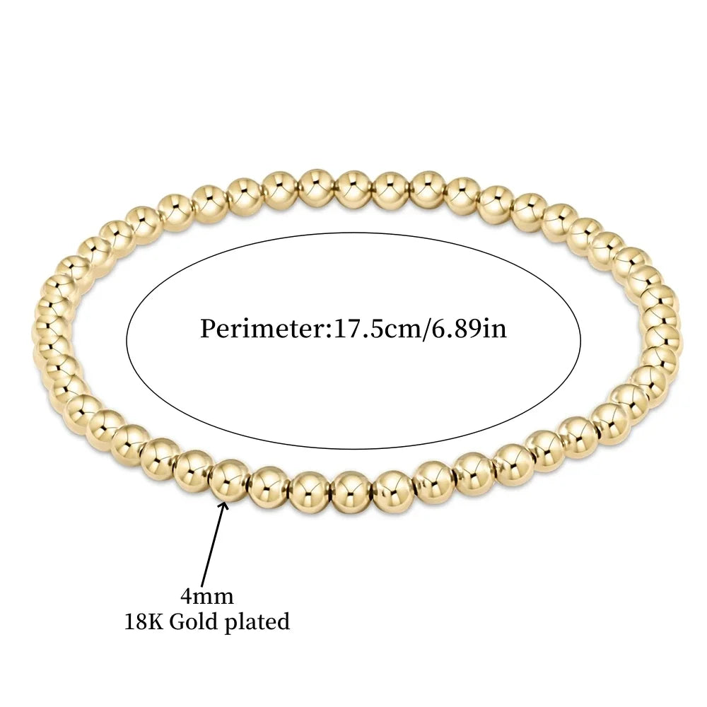 Pulsera de Perlas de Turquesa en Oro de 18K Chic
