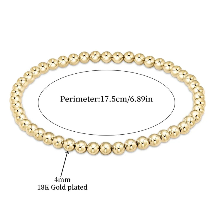 Pulsera de Perlas de Turquesa en Oro de 18K Chic
