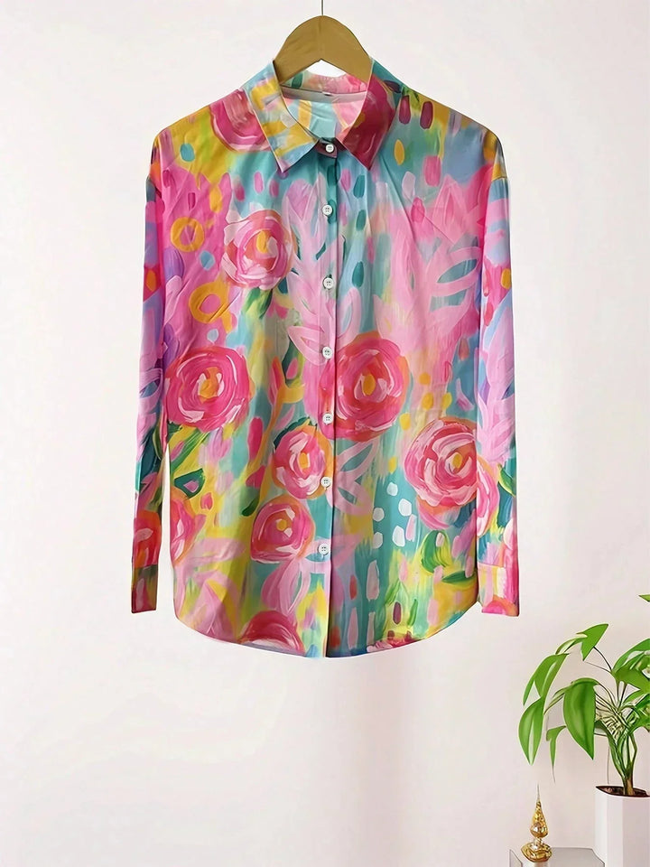 Astrid | Blusa con estampados coloridos