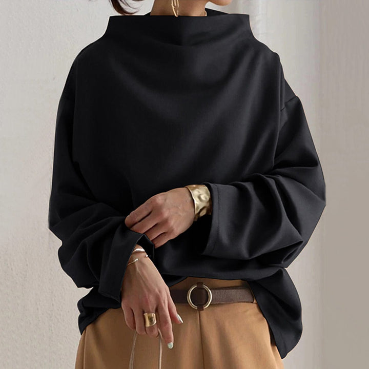 Mona | Top relajado con cuello alto