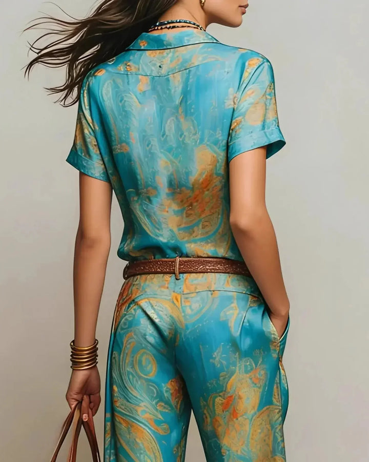 Talia™ | Conjunto Bohemio Confortable de Dos Piezas