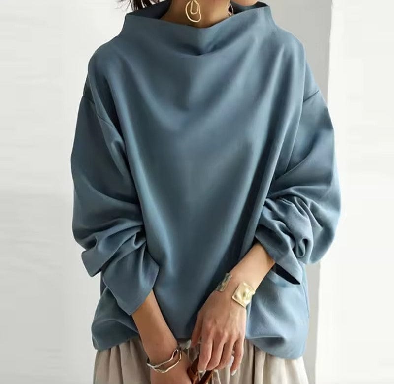 Mona | Top relajado con cuello alto