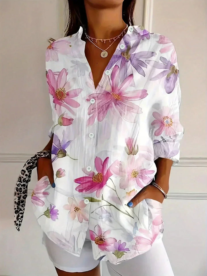 Astrid | Blusa con estampados coloridos