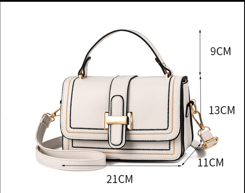 Luna Paris - Bolso de mano de cuero elegante