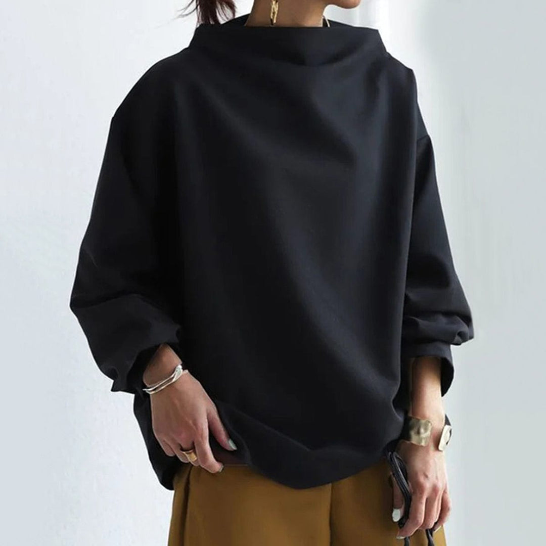 Mona | Top relajado con cuello alto