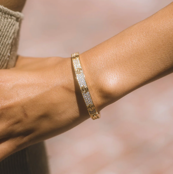 ÉTERNITÉ | Pulsera de Oro Premium