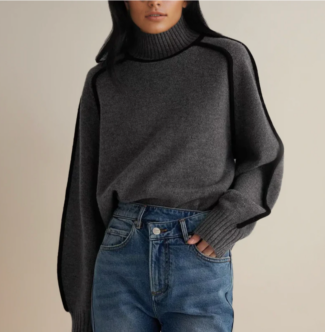 Maria™ | Suéter de cuello alto esencial