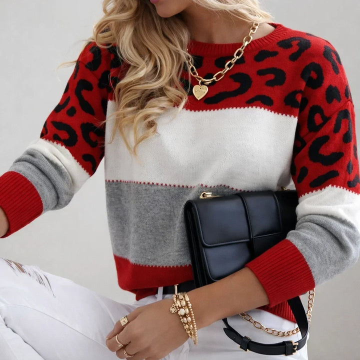Sofia™ | Suéter casual con estampado de leopardo