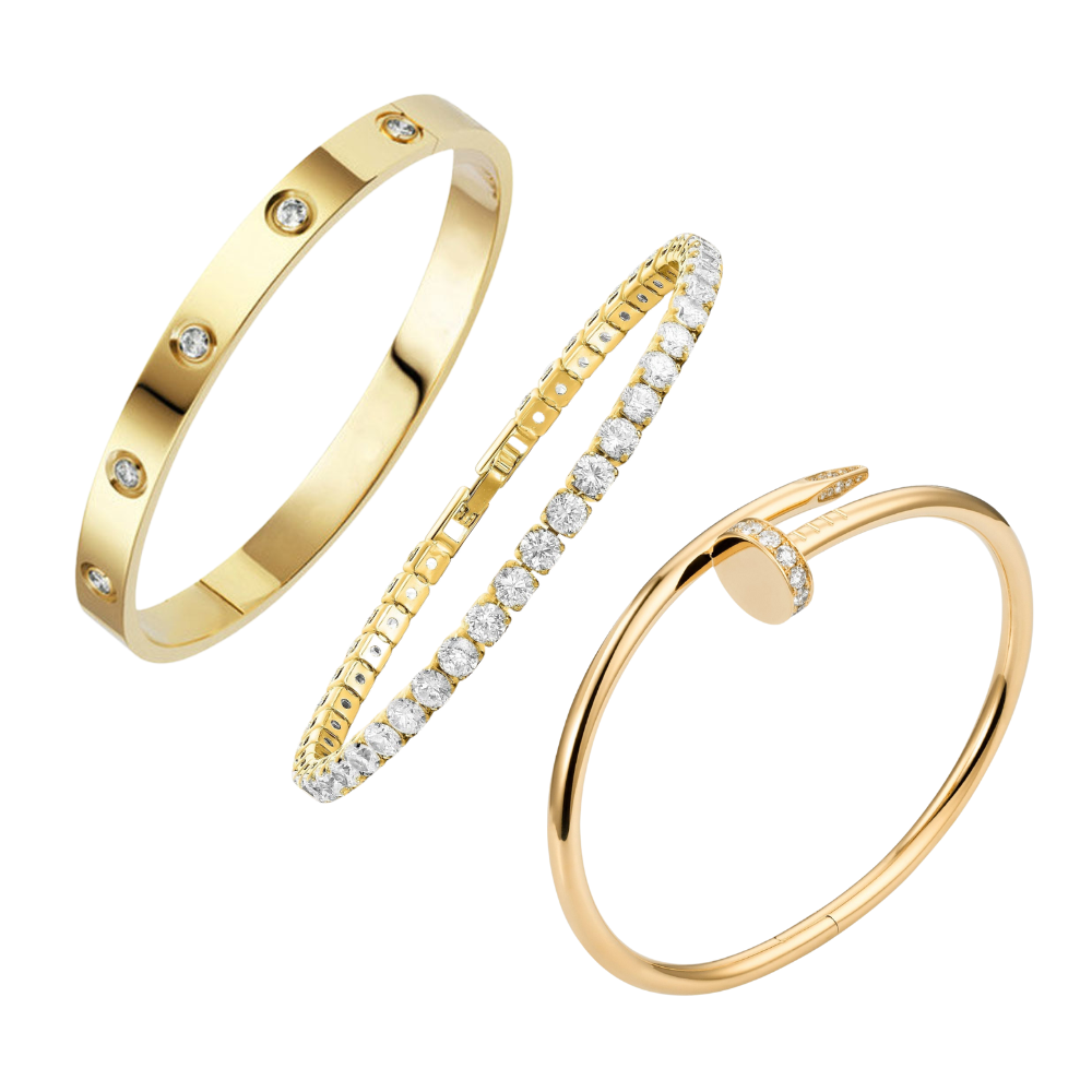 Conjunto de pulseras de 3 piezas "Julia"