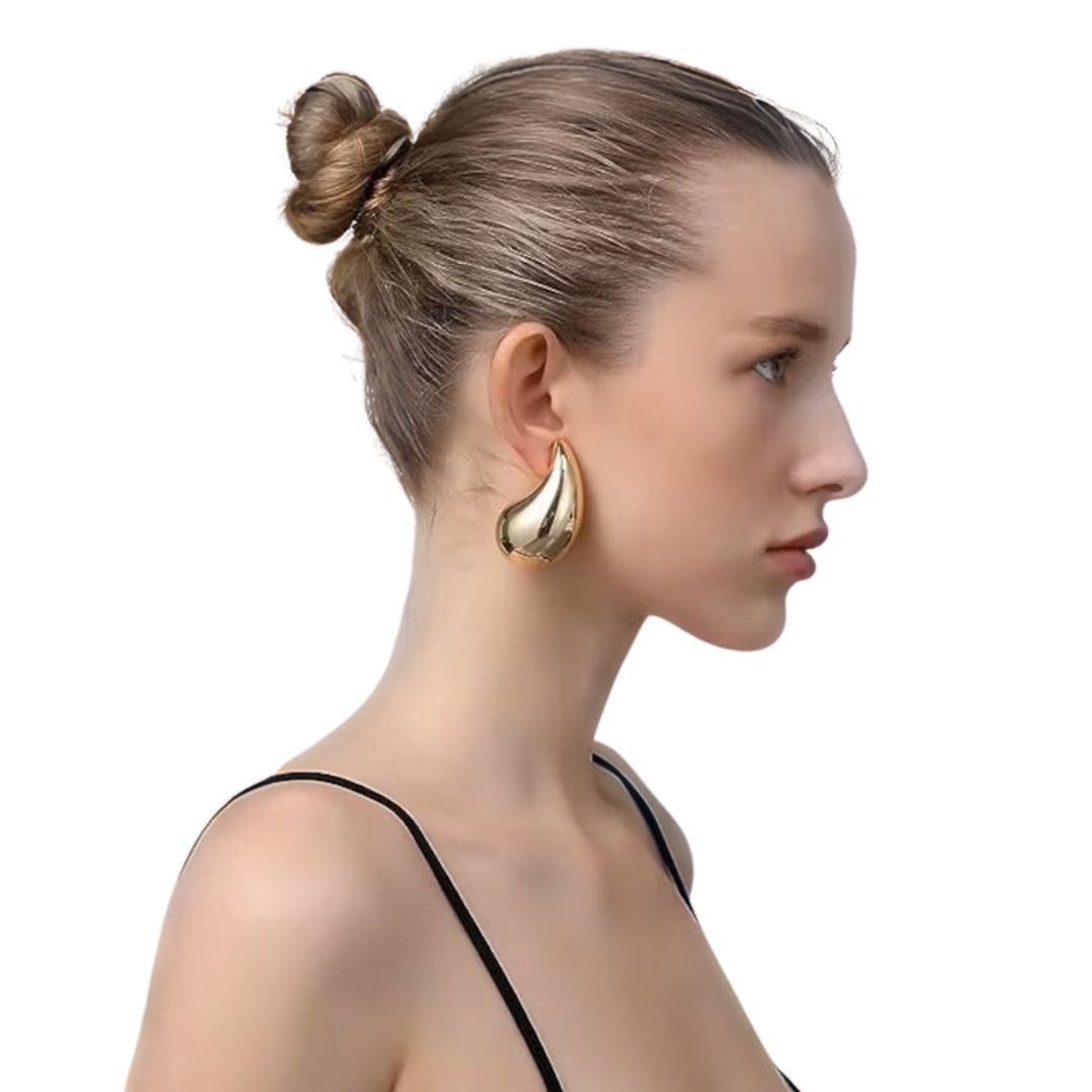 Pendientes Sandra Gota Oro