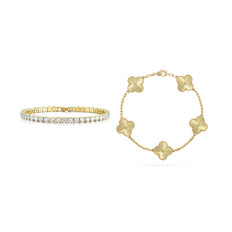 Set de pulseras de 2 piezas "Uno"