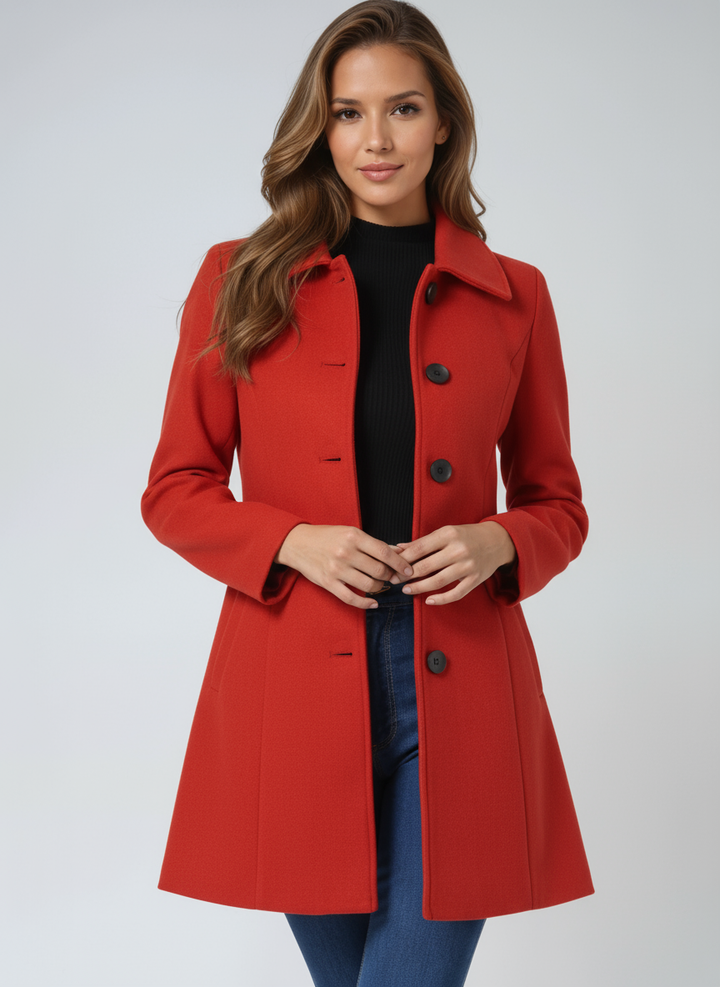 Birgit™ | Abrigo de invierno con botonadura