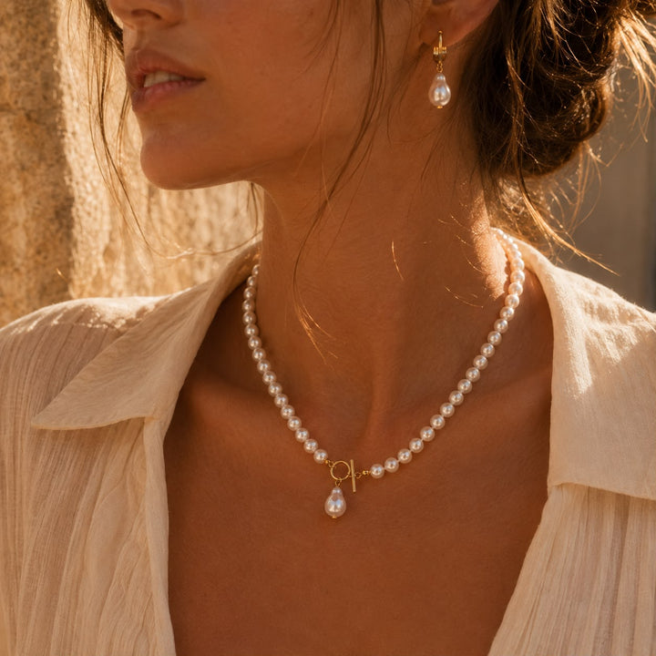 Set de joyas de perlas Celeste