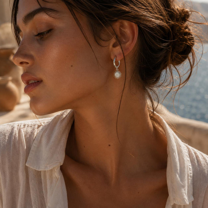 Pendientes Charms Sol Radiante