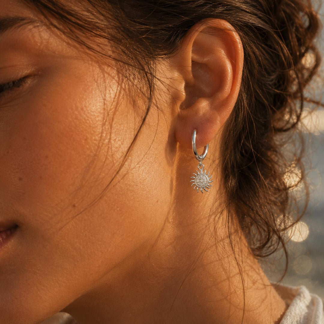 Pendientes Charms Sol Radiante
