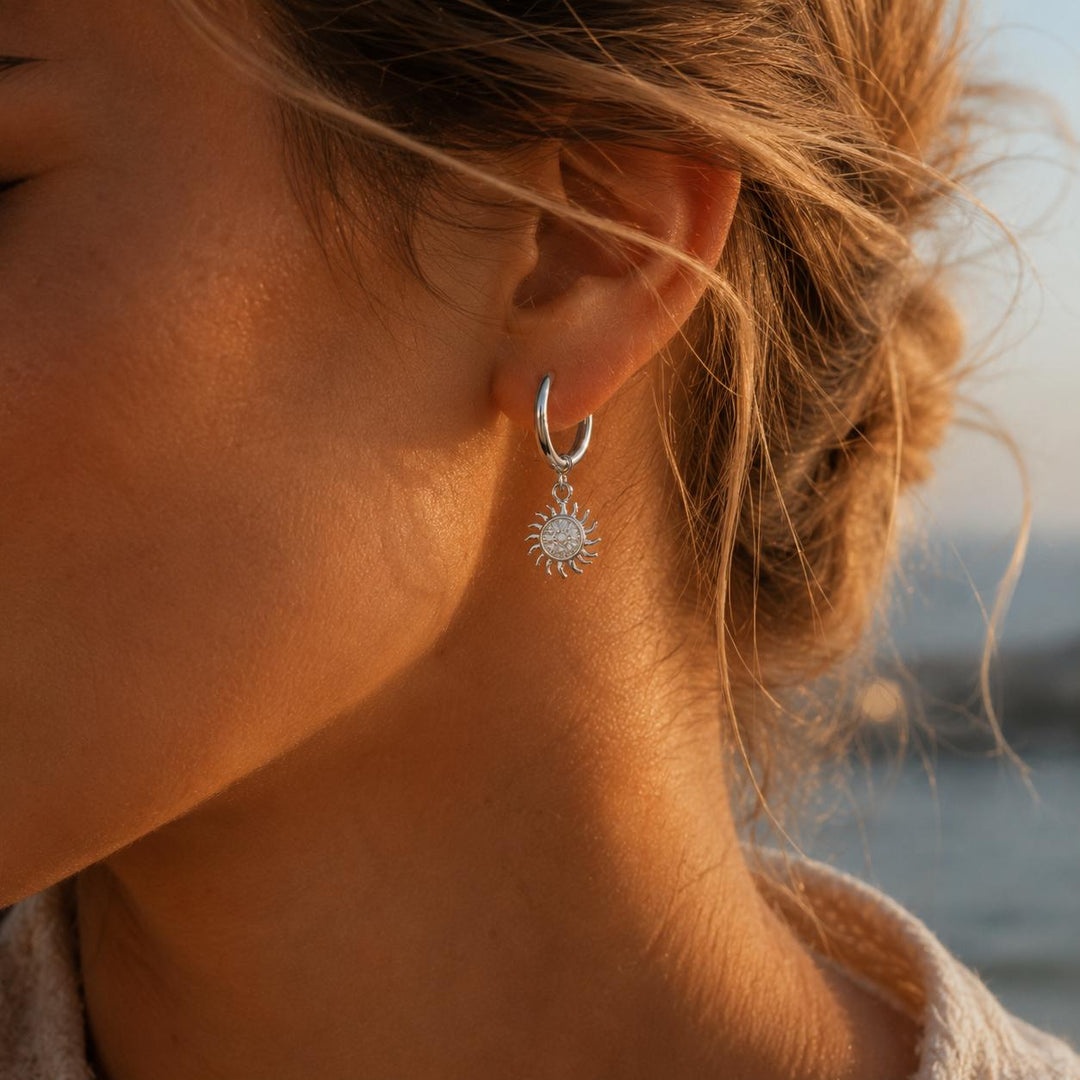 Pendientes Charms Sol Radiante