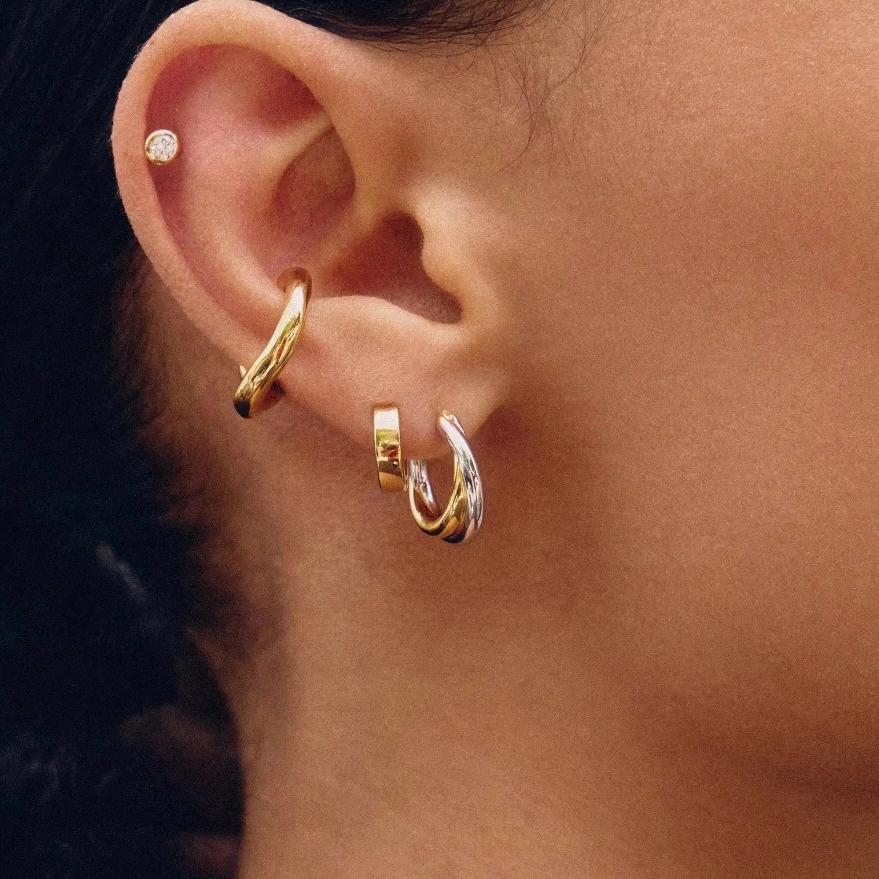 Pendientes Élan Twist Hoop