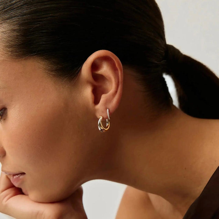 Pendientes Élan Twist Hoop