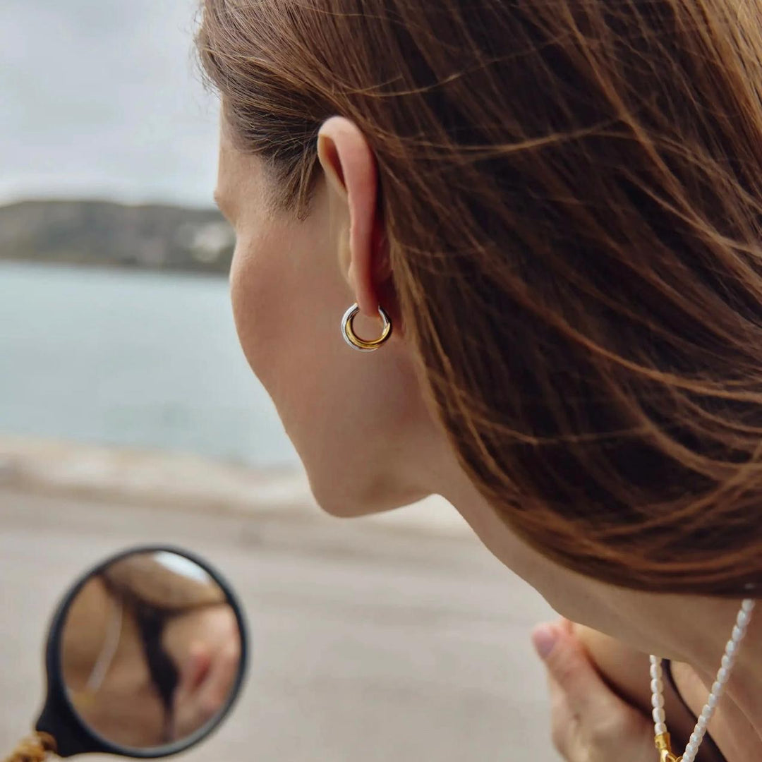 Pendientes Élan Twist Hoop