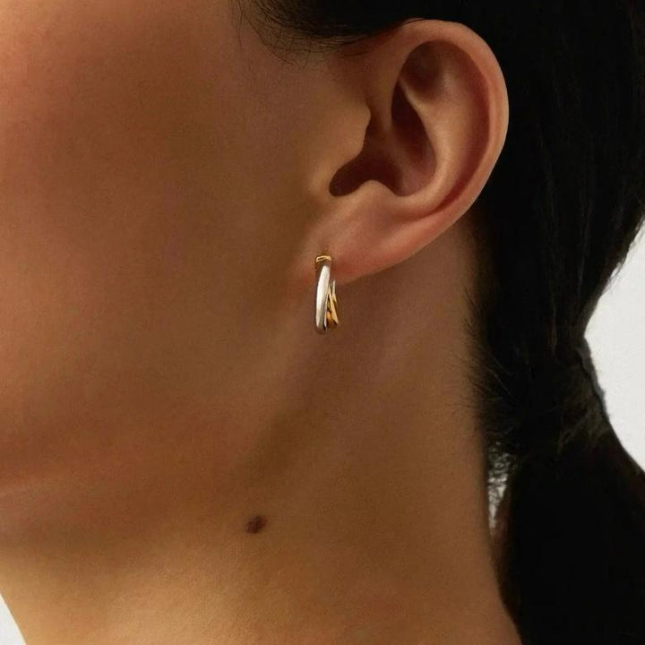 Pendientes Élan Twist Hoop