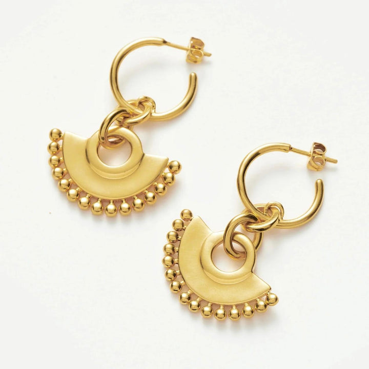 Pendientes Aurora abanico
