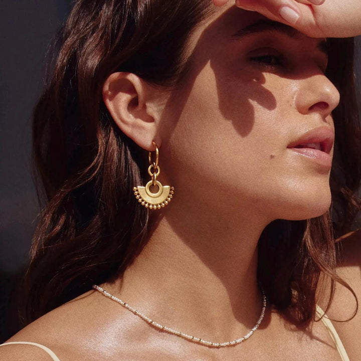 Pendientes Aurora abanico