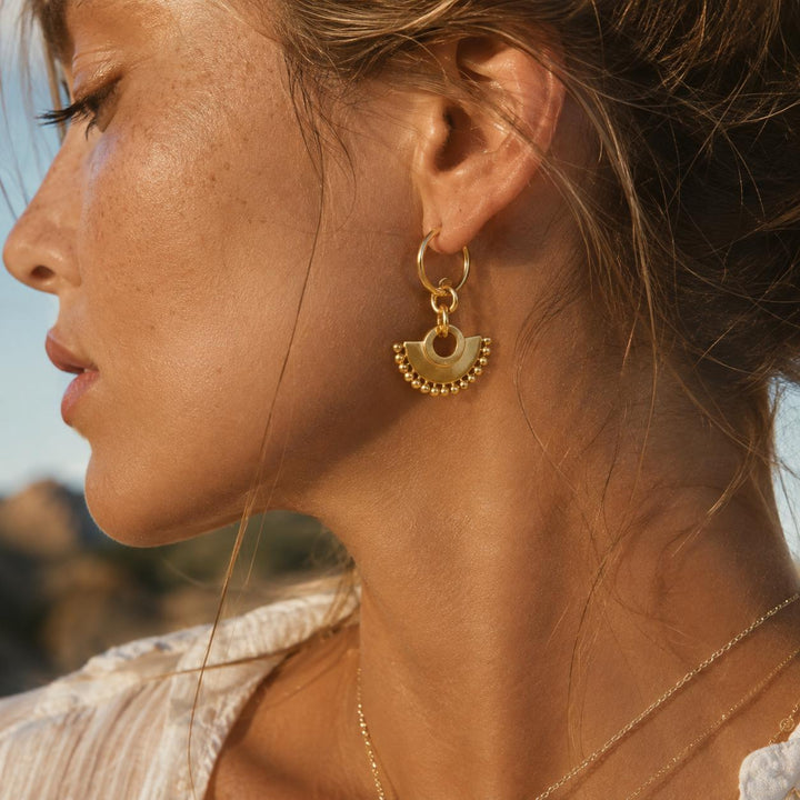 Pendientes Aurora abanico