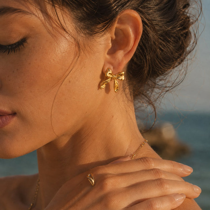 Pendientes Fleur Band