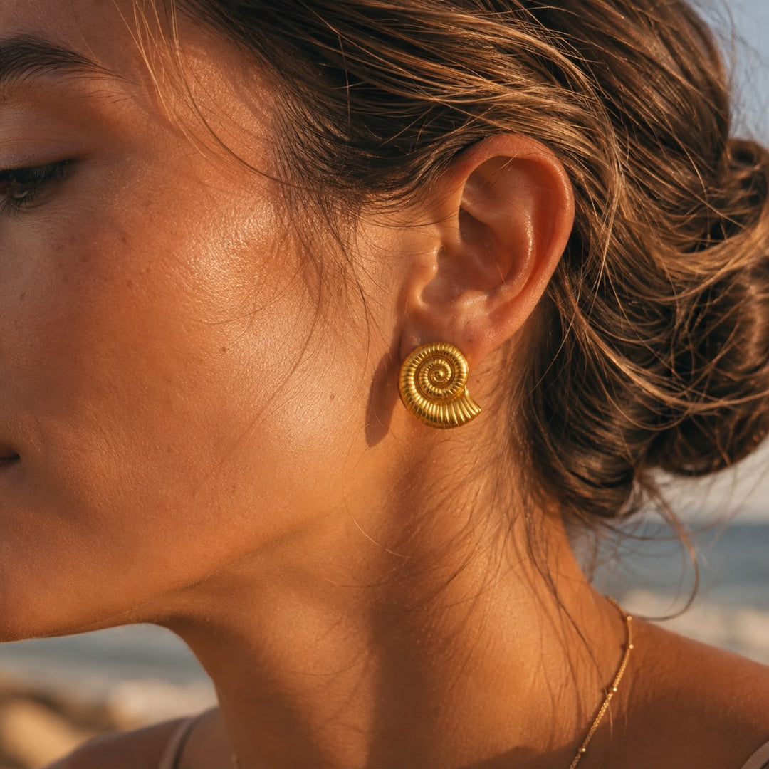 Pendientes Oceana Spiral Shell
