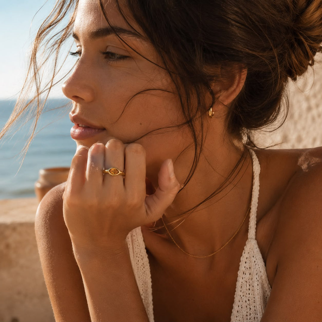 Anillo Horizon Dorado
