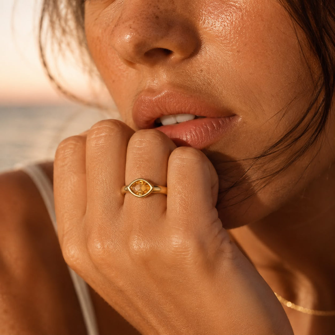 Anillo Horizon Dorado
