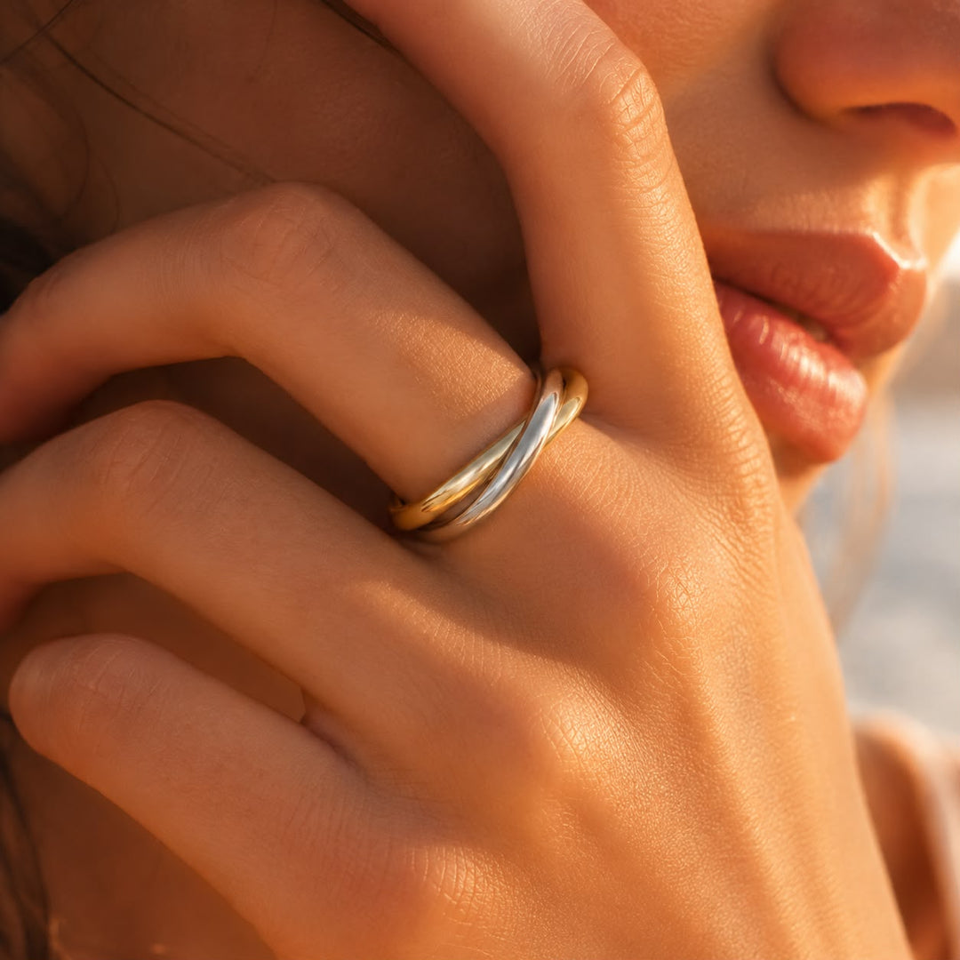 Anillo Dúo Infinito