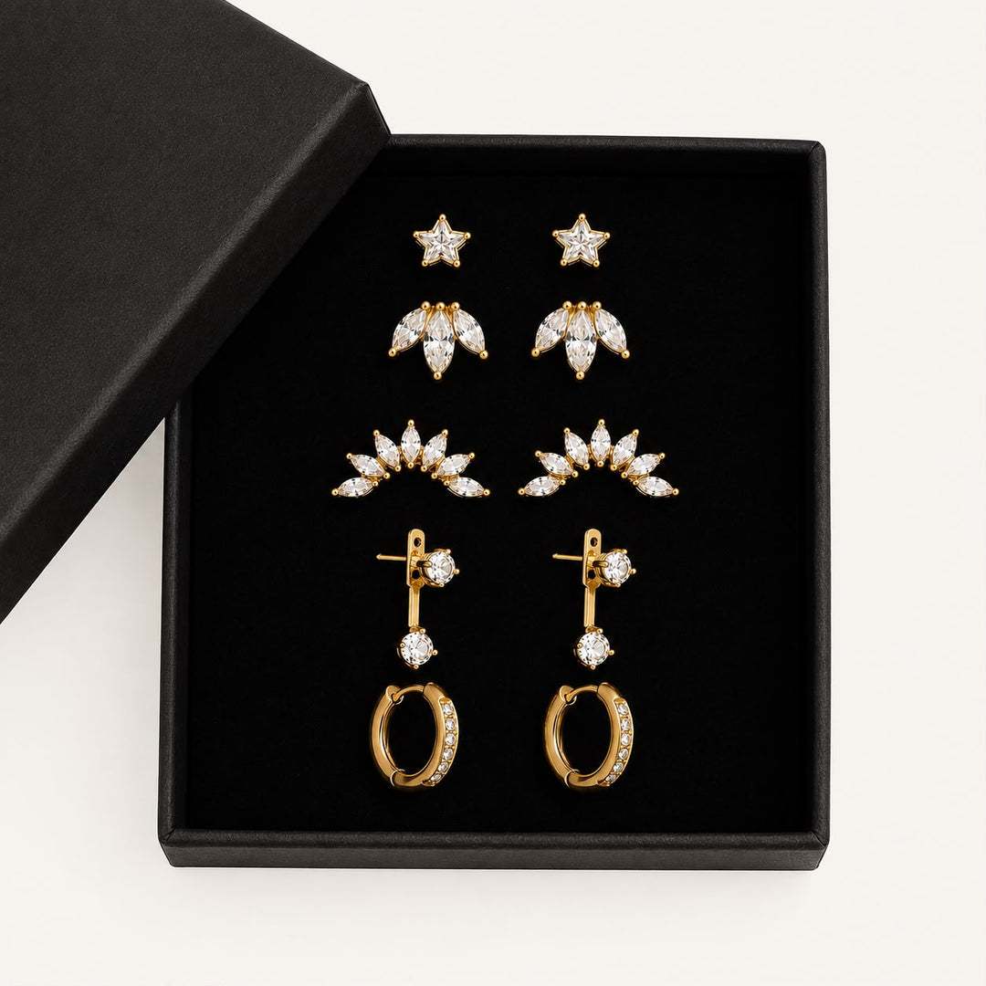 Conjunto de Pendientes Signature Sparkle