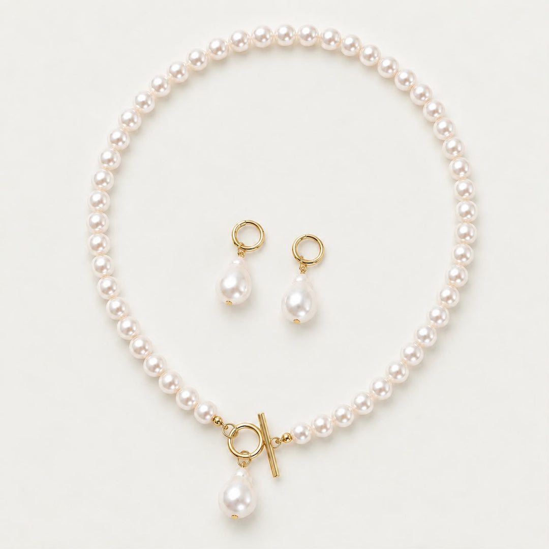 Set de joyas de perlas Celeste