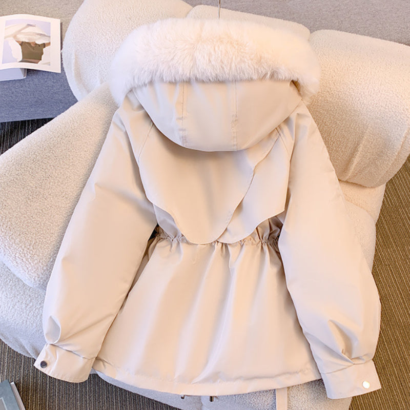 Amy™ - Abrigo de invierno elegante con piel