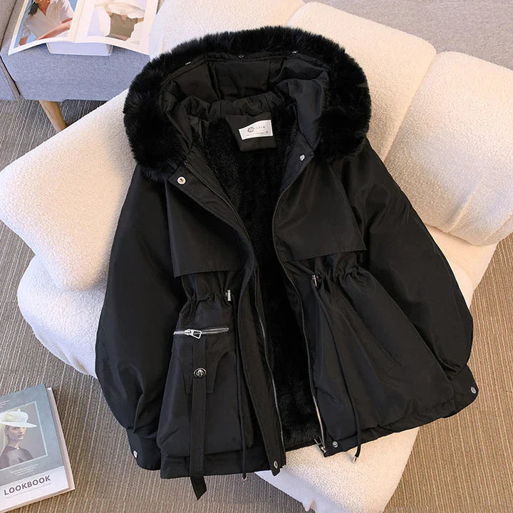 Amy™ - Abrigo de invierno elegante con piel