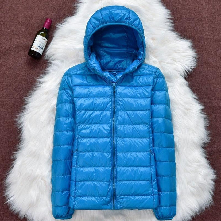 Nathalie | Chaqueta de plumón para mujeres con capucha