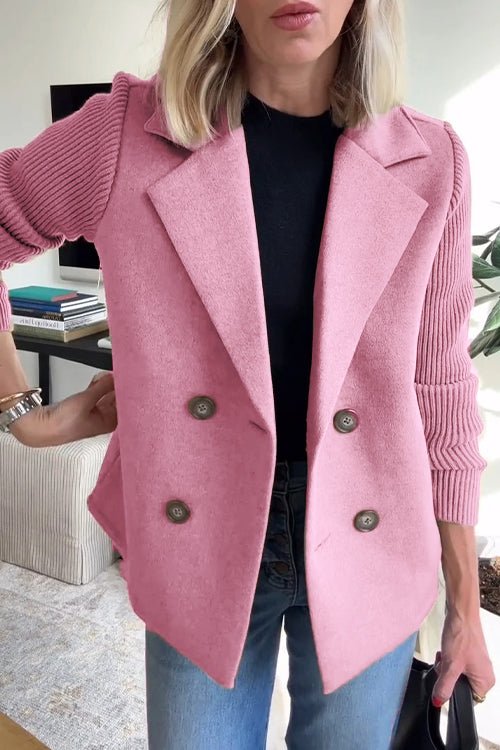 Amora - Chaqueta Elegante con Mangas de Punto