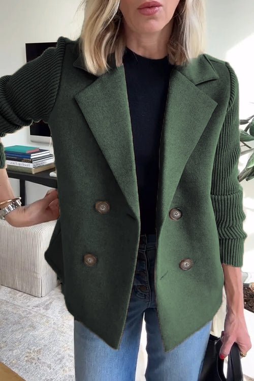 Amora - Chaqueta Elegante con Mangas de Punto