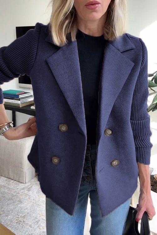 Amora - Chaqueta Elegante con Mangas de Punto