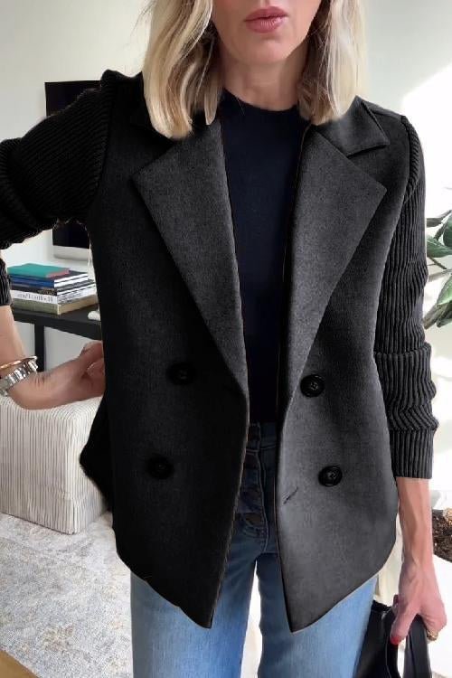 Amora - Chaqueta Elegante con Mangas de Punto