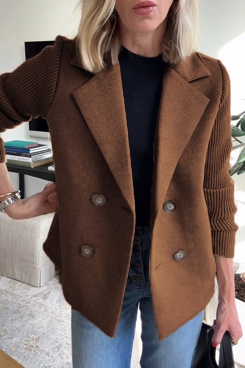 Amora - Chaqueta Elegante con Mangas de Punto