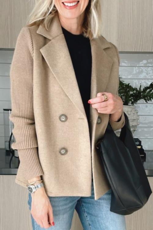 Amora - Chaqueta Elegante con Mangas de Punto