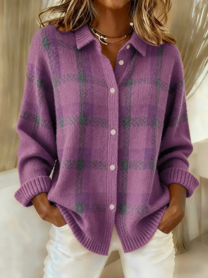 Cait | Camisa Abotonada Suave y Colorida