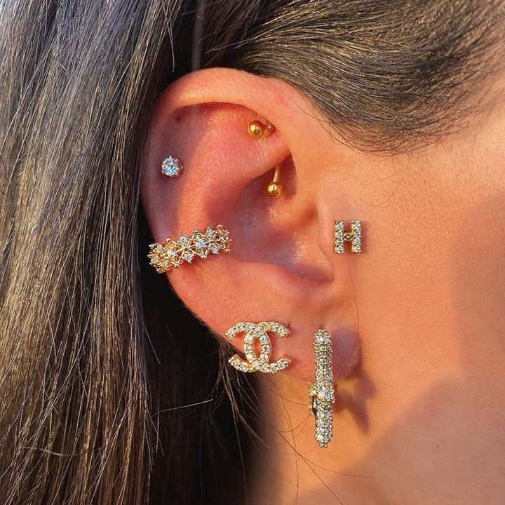 Pendientes Leni de oro