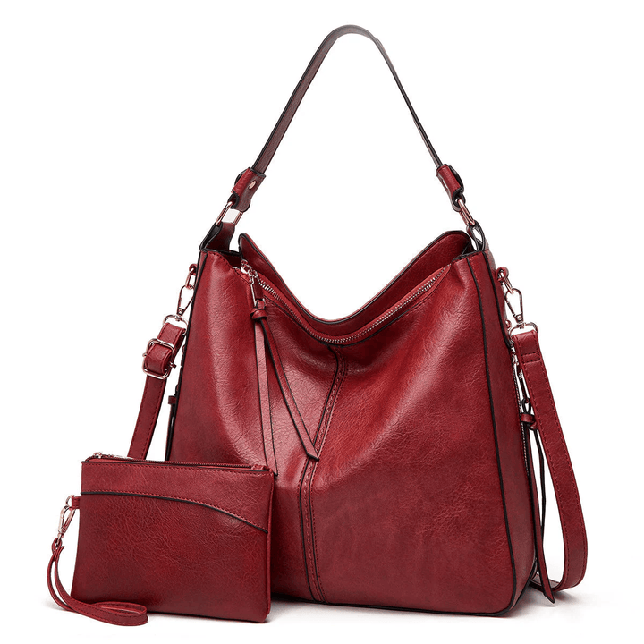 Étoile de Ville – Bolso de mano de cuero vintage clásico